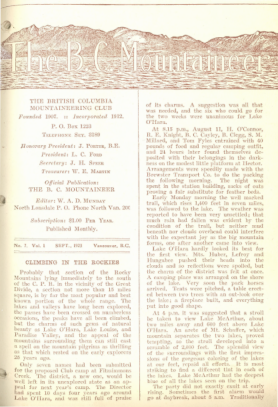 The B.C. Mountaineer 1923 September cover